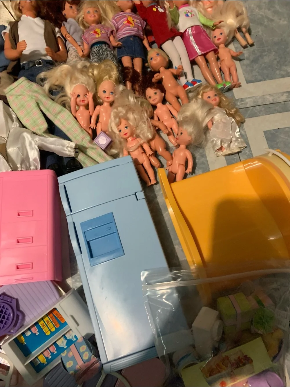 Huge Barbie Mattel 90’s & 2000’s Vintage Dolls, Clothing, Furniture ETC